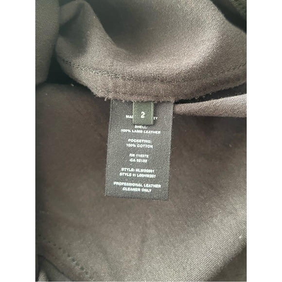 Helmut Lang Leather Bootcut Pants - Picture 6 of 8